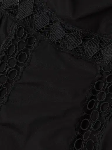 Peixoto Women's Charlotte Cotton Minidress - Black - Size XL | Thumbnail 6