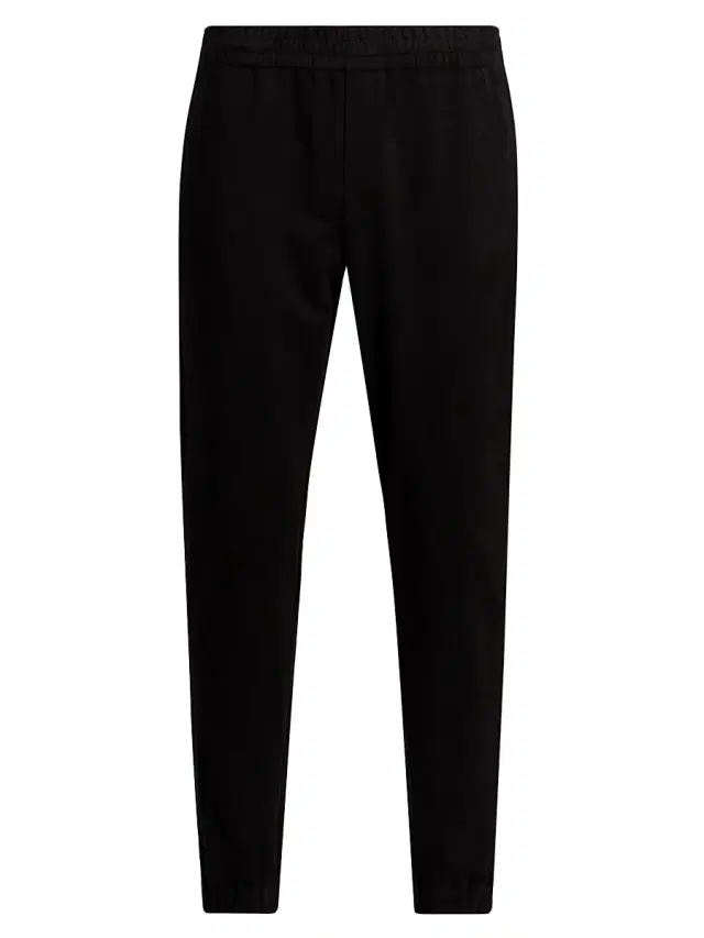 MONFRÈRE Men's Noah Drawstring Jogger Sweatpants - Suede Noir
