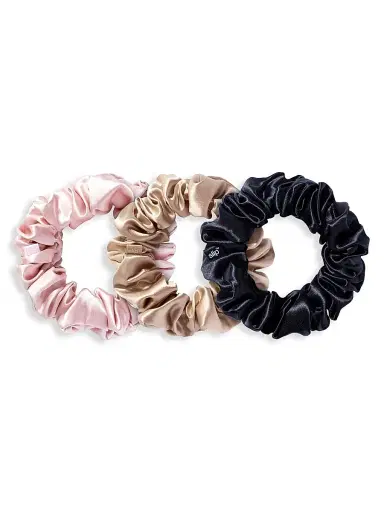 slip Women's 3-Piece Pure Silk Scrunchie Set - Mixed | Thumbnail 1 slip Women's 3-Piece Pure Silk Scrunchie Set - Mixed | Thumbnail 1