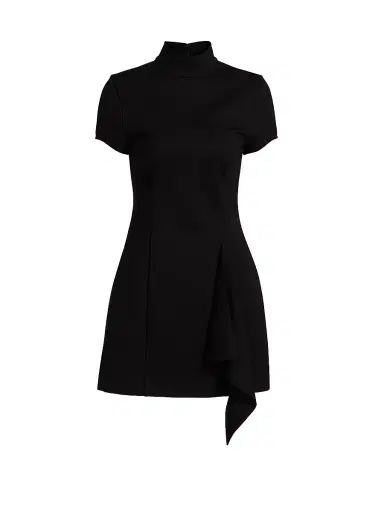 Toccin Women's Janie Mock Turtleneck Minidress - Jet | Thumbnail 1 Toccin Women's Janie Mock Turtleneck Minidress - Jet | Thumbnail 1