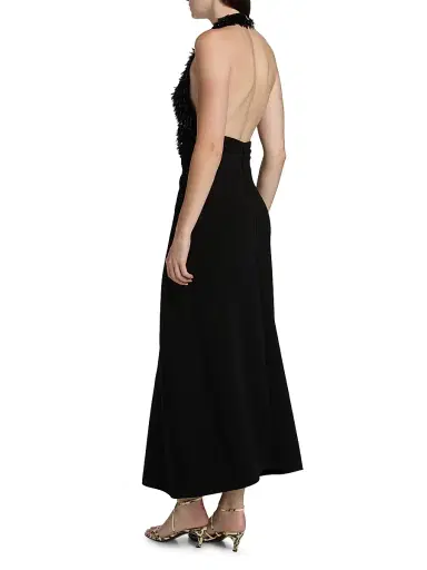 Proenza Schouler Women's Moira Sequin Fringe Maxi Dress - Black - Size 8 | Thumbnail 5 Proenza Schouler Women's Moira Sequin Fringe Maxi Dress - Black - Size 8 | Thumbnail 5