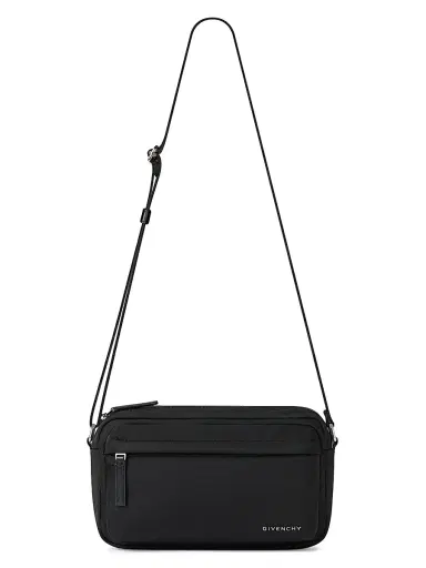 Givenchy Men's Essential U Crossbody Bag in Nylon - Black | Thumbnail 1