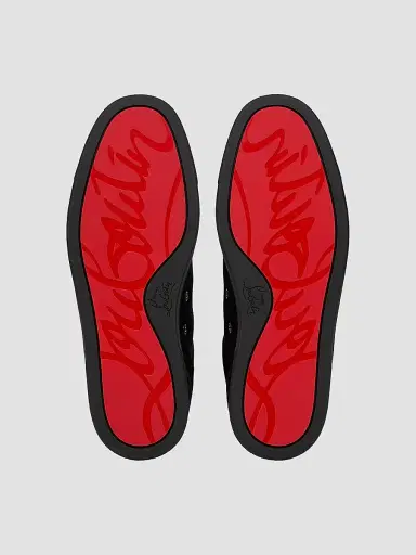 Christian Louboutin Men's Louis Jr P Perla Low-Top Sneakers | Thumbnail 5