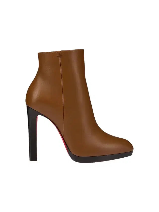Christian Louboutin Women's Fannylove 120MM Leather Booties - Cuoio