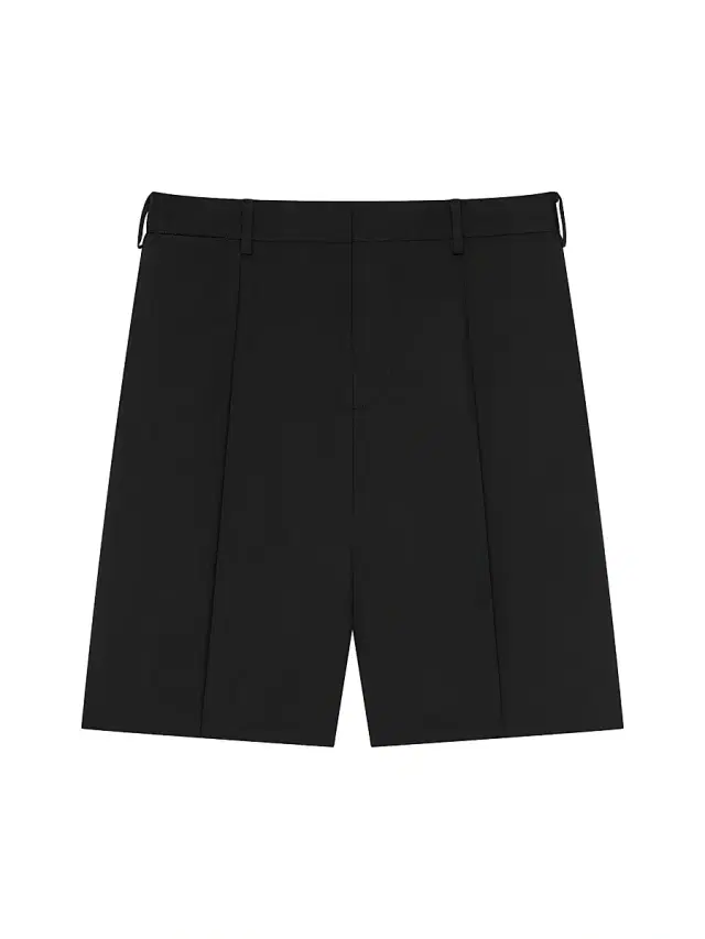 Givenchy Men's Double Pleated Bermuda Shorts in Wool - Black