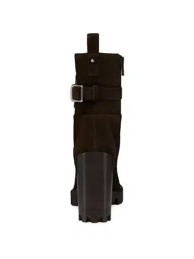 Christian Louboutin Women's Dianouchette Lug 100MM Suede Booties - Cafe - Size 12 | Thumbnail 3 Christian Louboutin Women's Dianouchette Lug 100MM Suede Booties - Cafe - Size 12 | Thumbnail 3