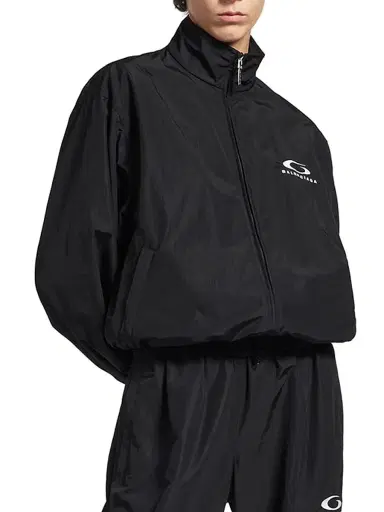 Balenciaga Women's Loop Sports Icon Tracksuit Jacket - Black - Size Large | Thumbnail 3
