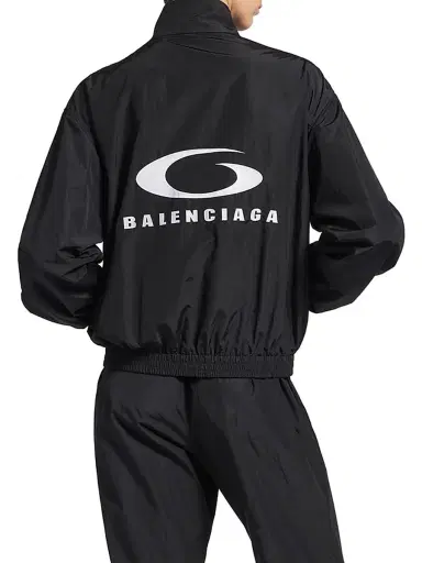 Balenciaga Women's Loop Sports Icon Tracksuit Jacket - Black - Size Large | Thumbnail 5