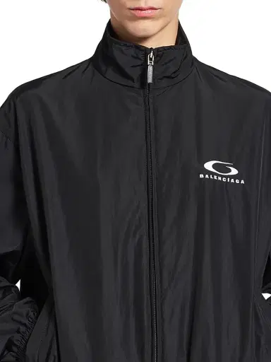 Balenciaga Women's Loop Sports Icon Tracksuit Jacket - Black - Size Large | Thumbnail 6