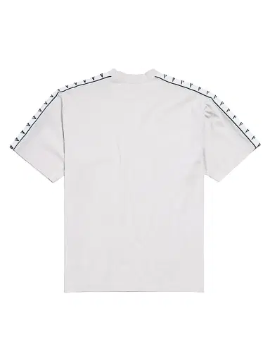 Balenciaga Men's Stripe T-shirt Medium Fit - Dirty White - Size XL | Thumbnail 2