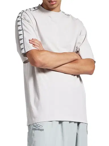 Balenciaga Men's Stripe T-shirt Medium Fit - Dirty White - Size XL | Thumbnail 3