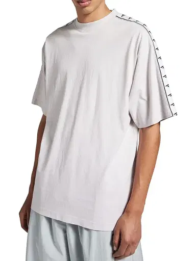 Balenciaga Men's Stripe T-shirt Medium Fit - Dirty White - Size XL | Thumbnail 4