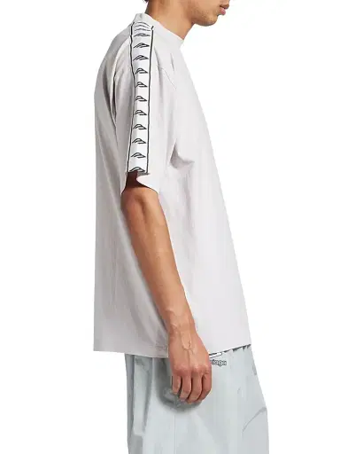 Balenciaga Men's Stripe T-shirt Medium Fit - Dirty White - Size XL | Thumbnail 6