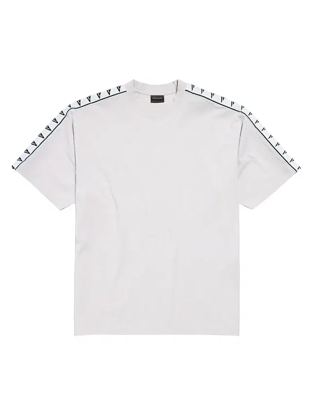 Men's Stripe T-shirt Medium Fit - Dirty White
