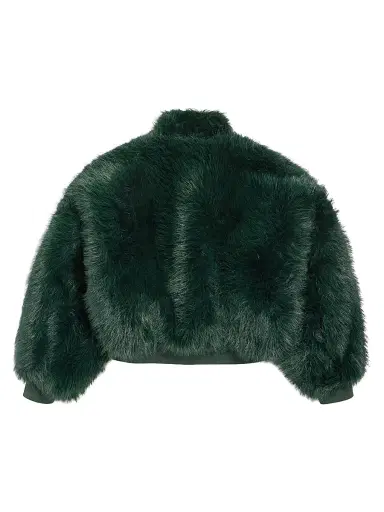 Balenciaga Women's Cropped Jacket - Dark Green - Size Medium | Thumbnail 2 Balenciaga Women's Cropped Jacket - Dark Green - Size Medium | Thumbnail 2