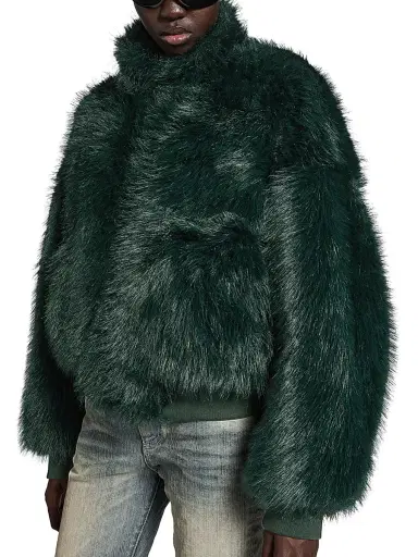 Balenciaga Women's Cropped Jacket - Dark Green - Size Medium | Thumbnail 6 Balenciaga Women's Cropped Jacket - Dark Green - Size Medium | Thumbnail 6