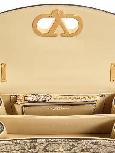 Valentino Garavani Women's Vain Shoulder Bag in Python - Cream | Thumbnail 6 Valentino Garavani Women's Vain Shoulder Bag in Python - Cream | Thumbnail 6