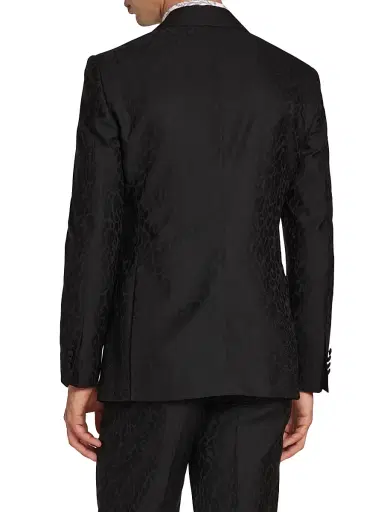 Etro Men's Fuji Tonal Animal-Print Evening Jacket | Thumbnail 5