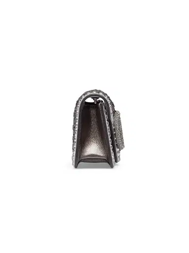 Valentino Garavani Women's Small Locò Top Handle Bag with Rhinestones | Thumbnail 4 Valentino Garavani Women's Small Locò Top Handle Bag with Rhinestones | Thumbnail 4