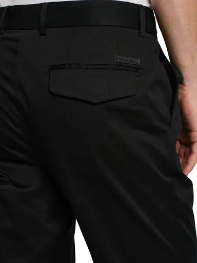 Dolce & Gabbana Men's Gabardine Cotton Straight-Leg Trousers - Nero - Size 38 | Thumbnail 6