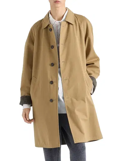Prada Men's Cotton Coat | Thumbnail 2 Prada Men's Cotton Coat | Thumbnail 2