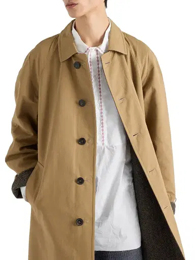 Prada Men's Cotton Coat | Thumbnail 4 Prada Men's Cotton Coat | Thumbnail 4