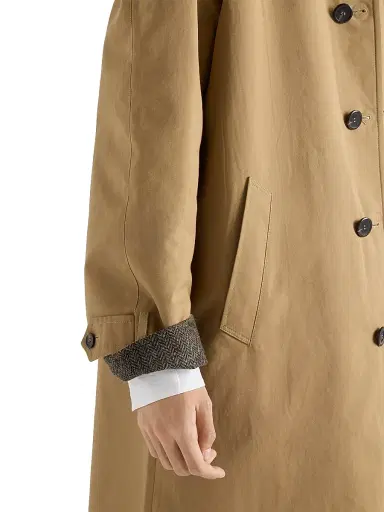 Prada Men's Cotton Coat | Thumbnail 6 Prada Men's Cotton Coat | Thumbnail 6