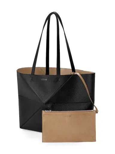 Loewe Women's Puzzle Fold Leather Tote Bag | Thumbnail 4 Loewe Women's Puzzle Fold Leather Tote Bag | Thumbnail 4