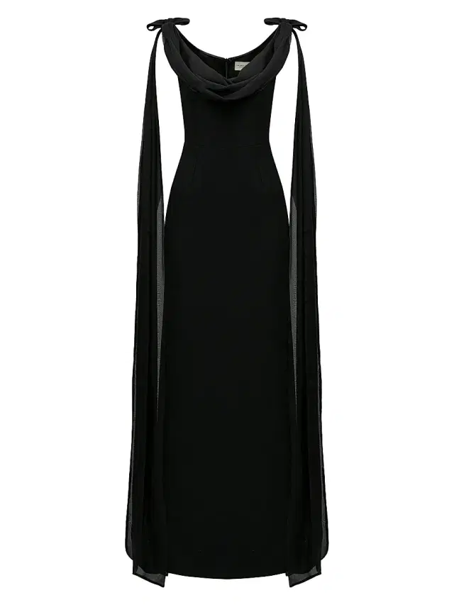 The New Arrivals Ilkyaz Ozel Women's Morticia Cowlneck Gown - Chez Castel