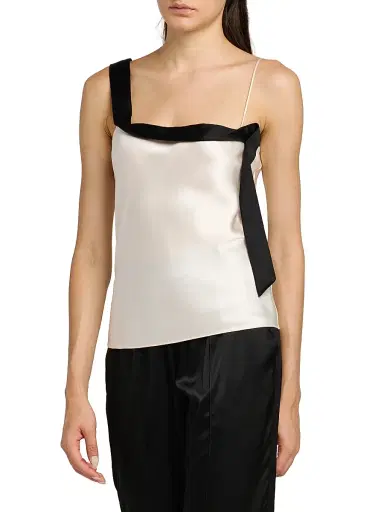 Tom Ford Women's Asymmetric Silk Cami Top | Thumbnail 4 Tom Ford Women's Asymmetric Silk Cami Top | Thumbnail 4
