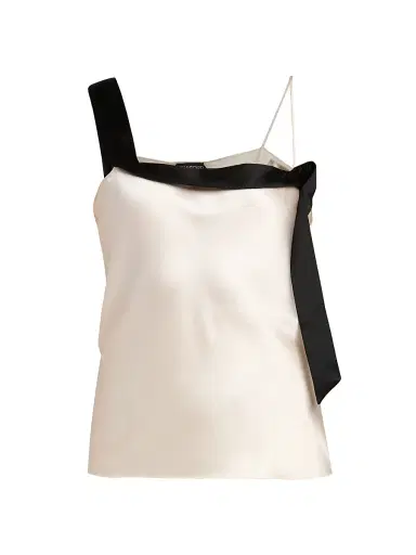 Tom Ford Women's Asymmetric Silk Cami Top | Thumbnail 1 Tom Ford Women's Asymmetric Silk Cami Top | Thumbnail 1