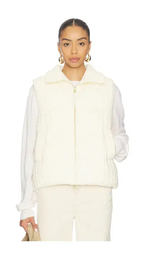 Varley Irina Cable Knit Gilet