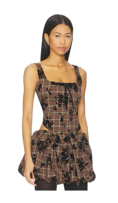 Zemeta Classy Check Corset Top | Thumbnail 2 Zemeta Classy Check Corset Top | Thumbnail 2