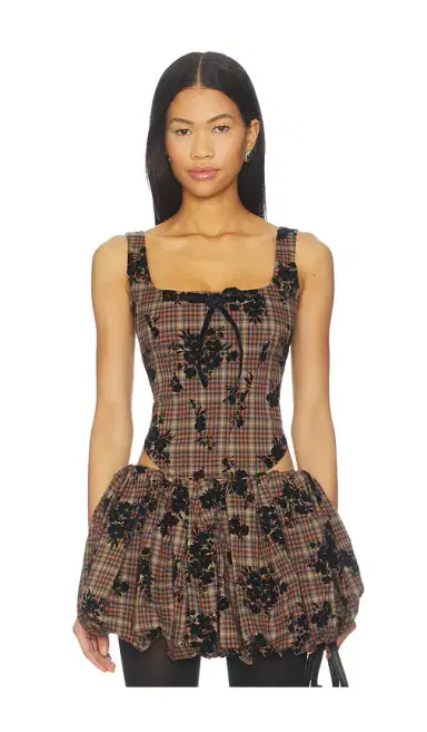 Zemeta Classy Check Corset Top | Thumbnail 1 Zemeta Classy Check Corset Top | Thumbnail 1