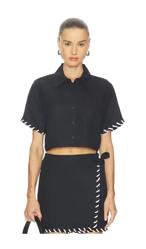 SIMKHAI Auggie Camp Shirt
