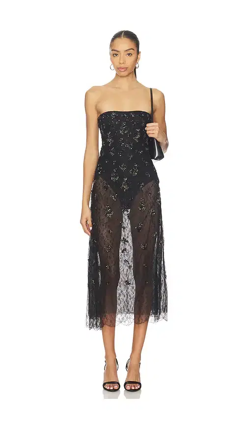 SIMKHAI Carmela Midi Dress