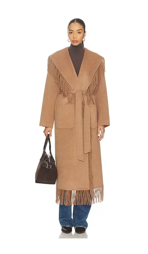 Carrie Fringe Robe Coat