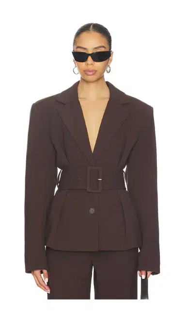 ROTATE Suiting Belted Blazer | Thumbnail 1 ROTATE Suiting Belted Blazer | Thumbnail 1