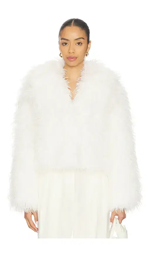 Hudson Jeans Mongauxlian Cropped Coat