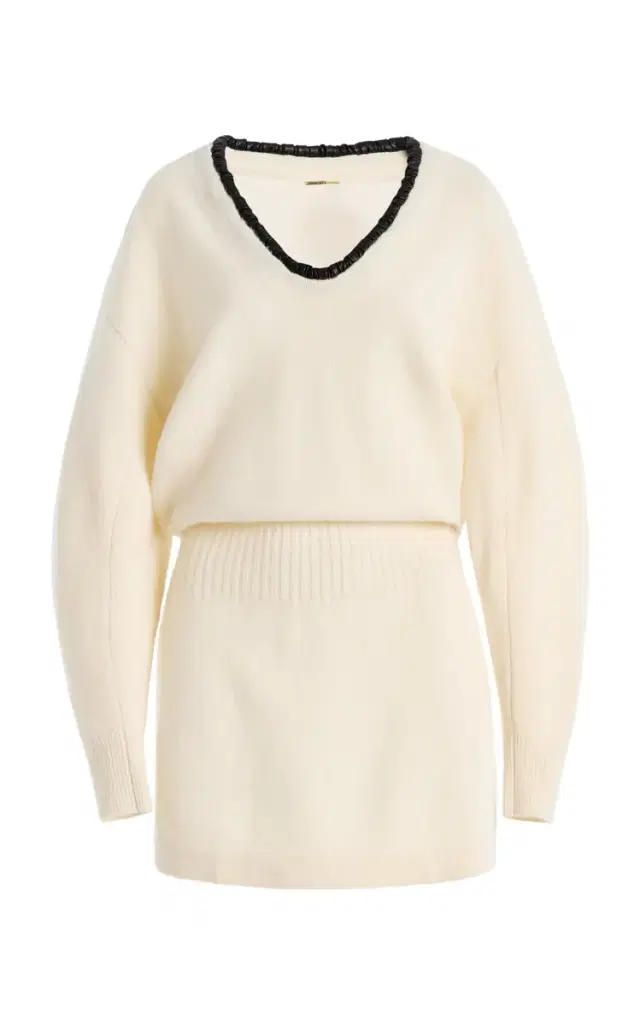 Alexis Colby Wool-Blend Sweater Mini Dress