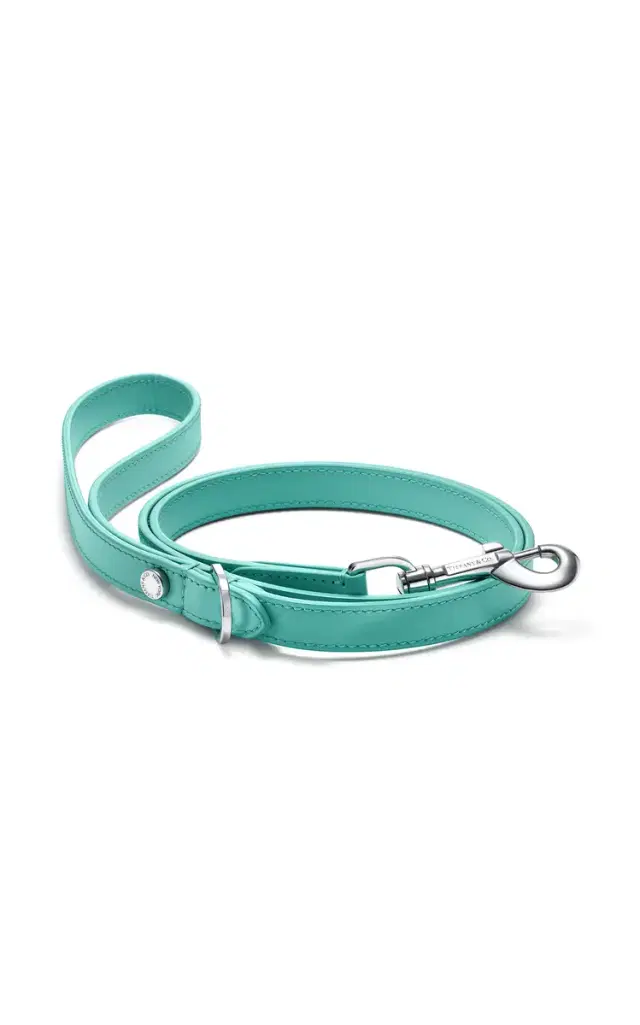 Tiffany & Co. Exclusive Pet Essentials Leather Leash - Blue