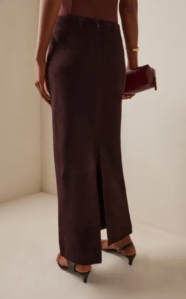 St. Agni Suede Maxi Column Skirt | Thumbnail 4 St. Agni Suede Maxi Column Skirt | Thumbnail 4