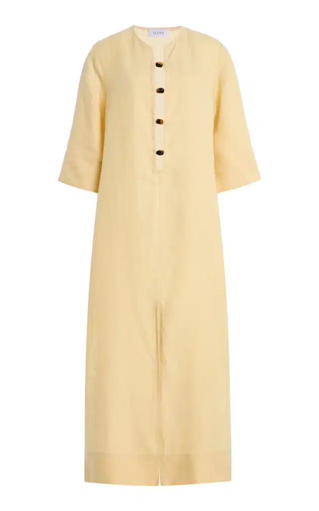 Exclusive The Linen-Cotton Split Tunic