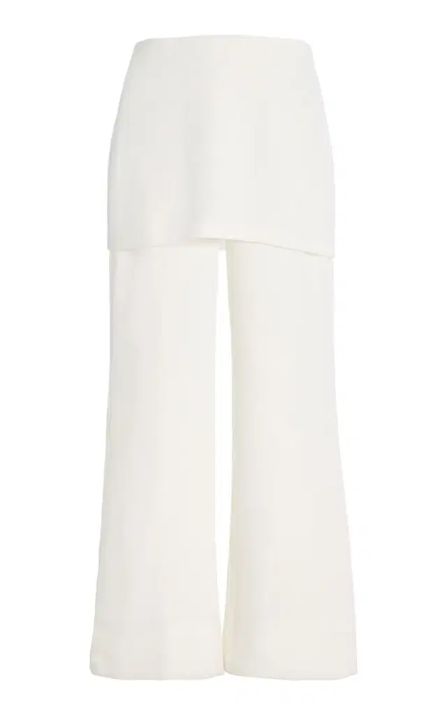 SLOAN Exclusive The Combination Crepe Flared Pants