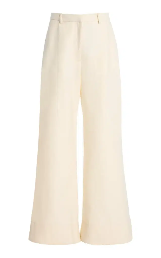 SLOAN Exclusive The Summer Wool Flared Trousers