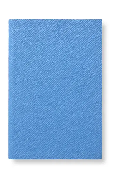 Smythson Notes Chelsea Panama Leather Notebook - Blue | Thumbnail 4 Smythson Notes Chelsea Panama Leather Notebook - Blue | Thumbnail 4