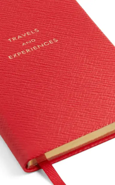 Smythson Travels and Experiences Panama Leather Notebook | Thumbnail 3 Smythson Travels and Experiences Panama Leather Notebook | Thumbnail 3