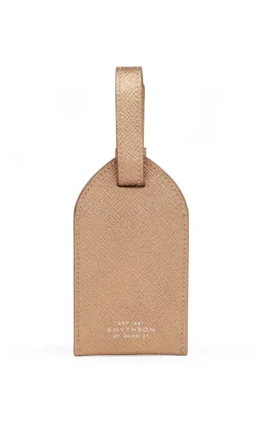 Smythson Panama Leather Luggage Tag | Thumbnail 1 Smythson Panama Leather Luggage Tag | Thumbnail 1