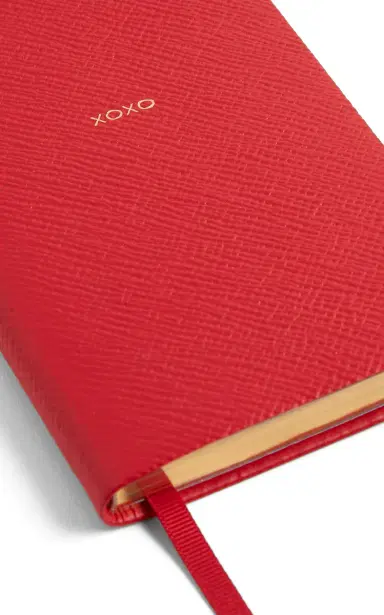 Smythson Panama XOXO Leather Notebook | Thumbnail 3 Smythson Panama XOXO Leather Notebook | Thumbnail 3