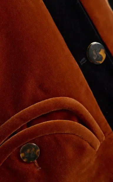 Blazé Milano Spiti Cotton-Velvet Bolero | Thumbnail 5 Blazé Milano Spiti Cotton-Velvet Bolero | Thumbnail 5